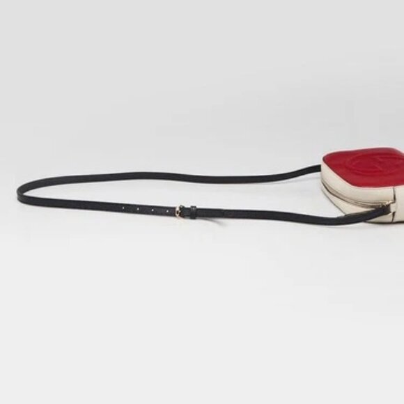 Gucci Red/White/Blue Leather Soho Disco Shoulder Bag - Picture 7 of 11